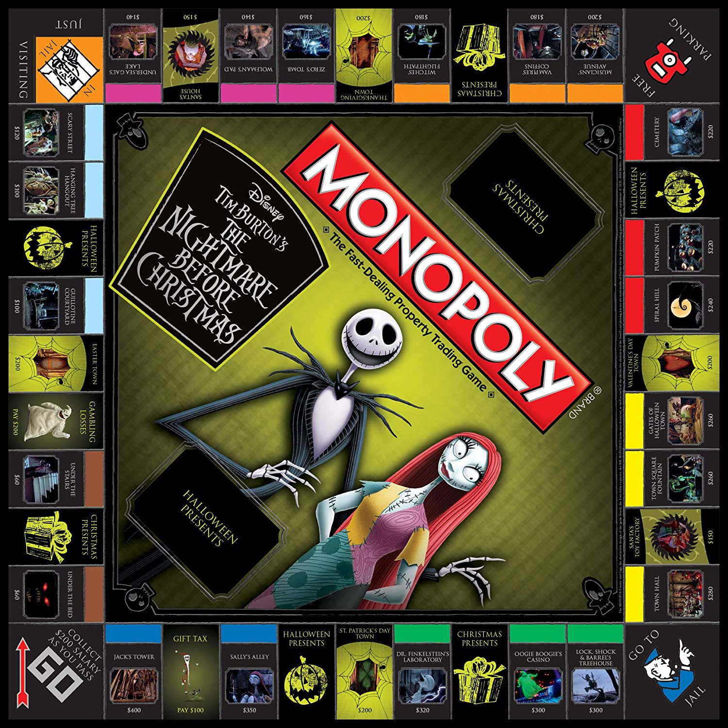 Nightmare Before sale Christmas Monopoly Game