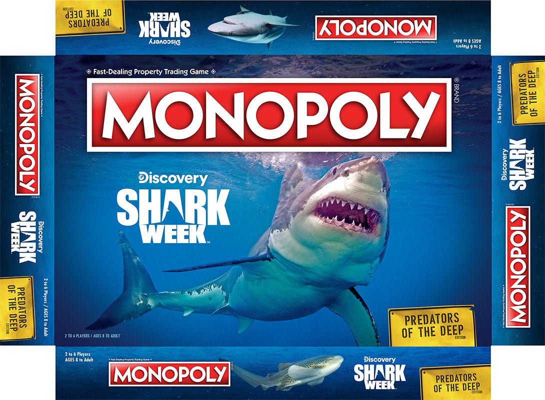 Monopoly Board Game - Shark Week Edition - Game - Chess-House