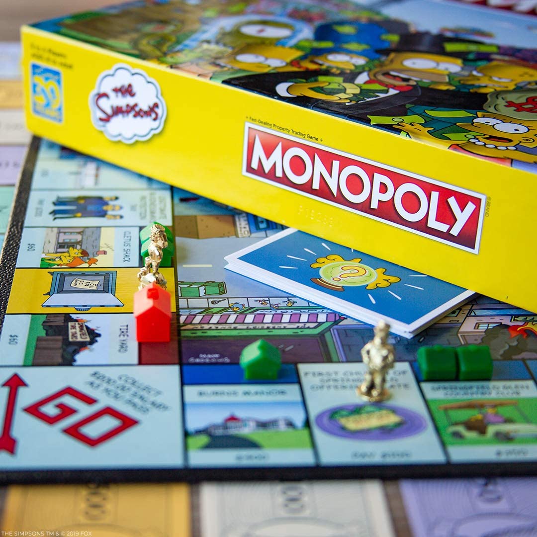 The Simpsons shops Monopoly