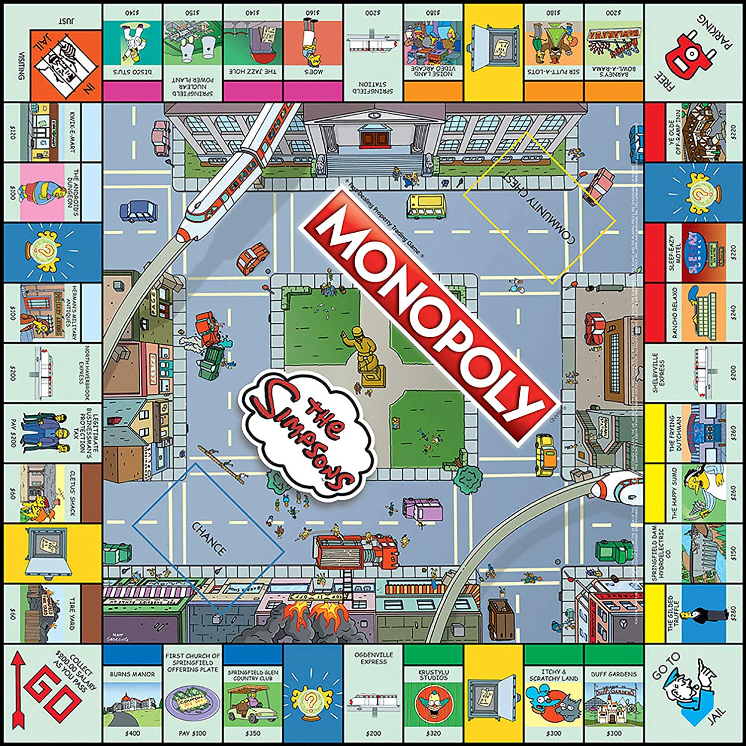 Hot Simpsons Monopoly 2009 edition