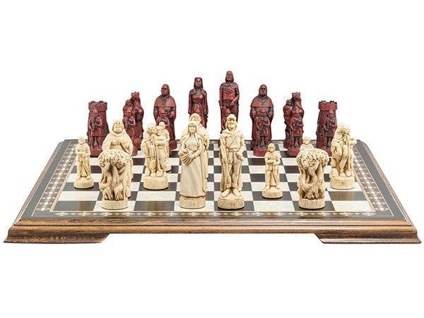 Robin Hood Chess Pieces - SAC Antiqued