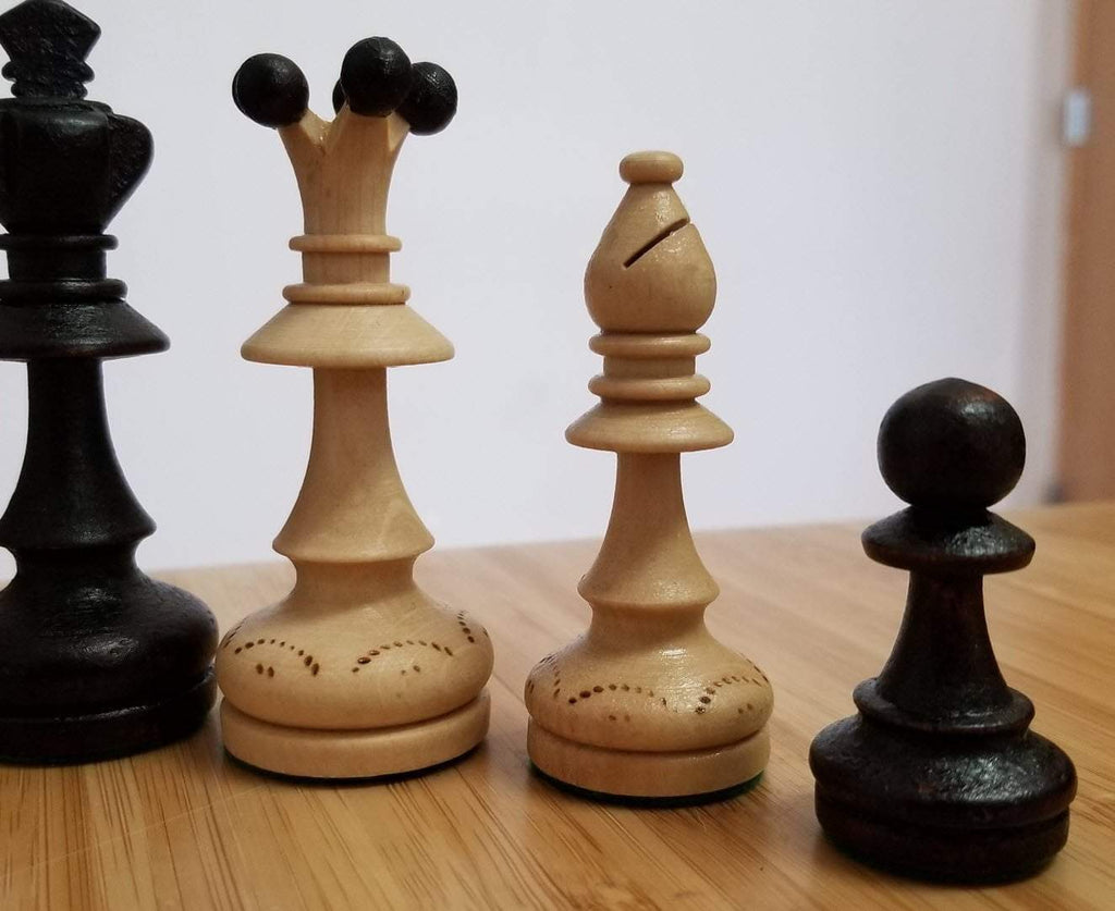 SINGLE REPLACEMENT PIECES: Geometric Style Chessmen on Black and White –  Chess House