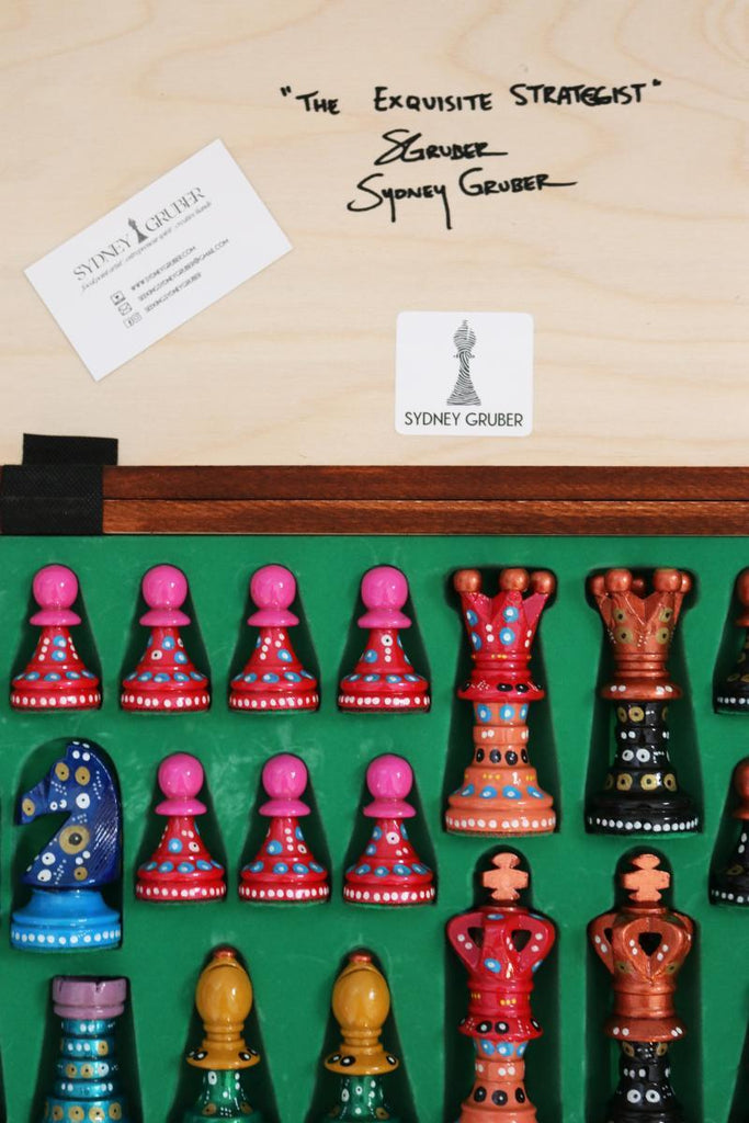 Called Into Being - Sydney Gruber Painted 21 Ambassador Chess Set #12 –  Chess House