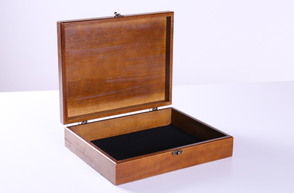 Medium Stained good Wooden Box